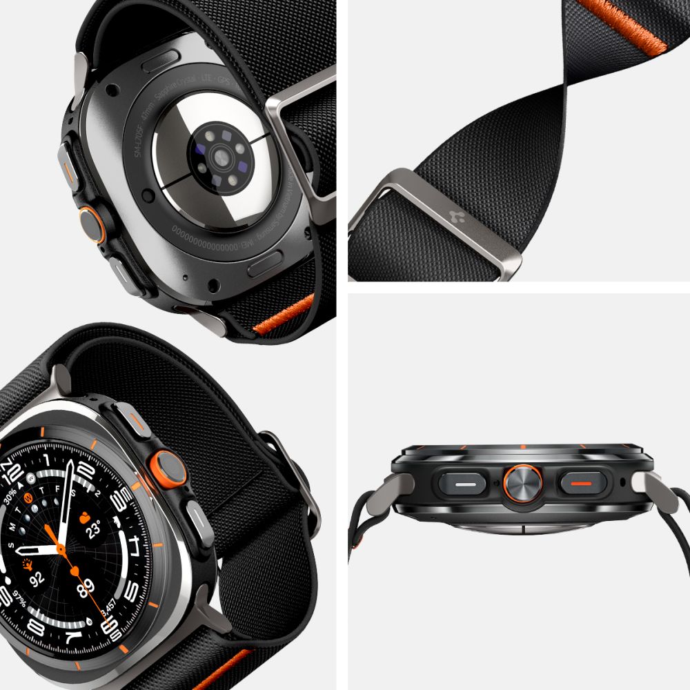 Pasek Spigen Lite Fit do Galaxy Watch Ultra (47 mm), czarny